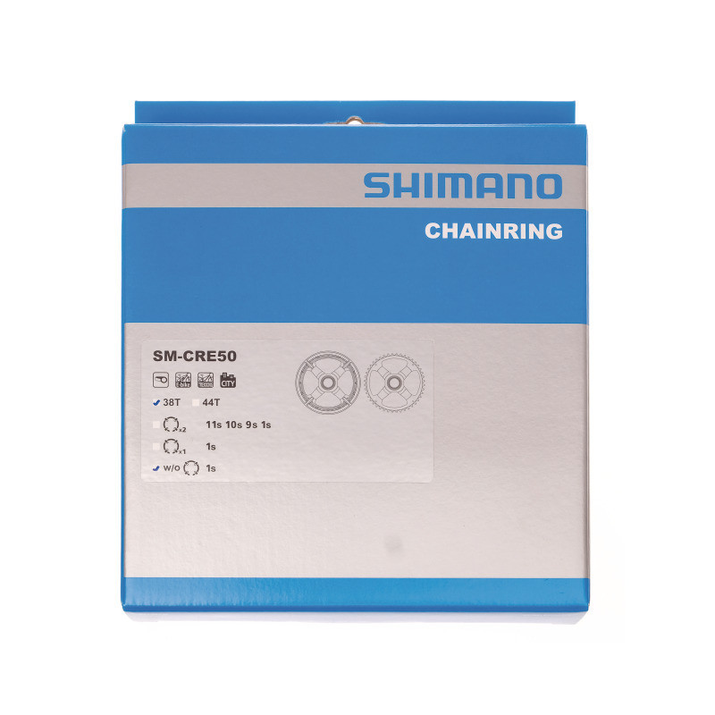 Shimano Kettenblatt STEPS SM-CRE50 44 Zähne einfacher Hosenschutz Box