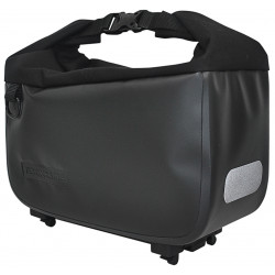 Gepäckträgertasche Yves, schwarz, 31.5 x 13.5 x 20cm, mit Snap-it Adapter