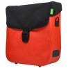 Gepäckträgertasche Tommy, orange/schwarz, 31.5 x 13.5 x 33cm