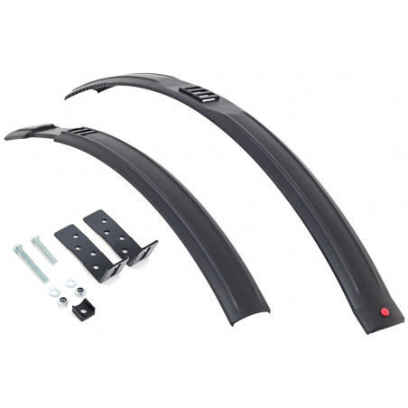 Schutzblech-Set Natter 26 MTB, schwarz, 26"- 29", 60mm breit