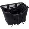 Gepäckträgertasche Lea, schwarz, 30 x 24 x 22cm, mit Tragegriffe und Regenschutz