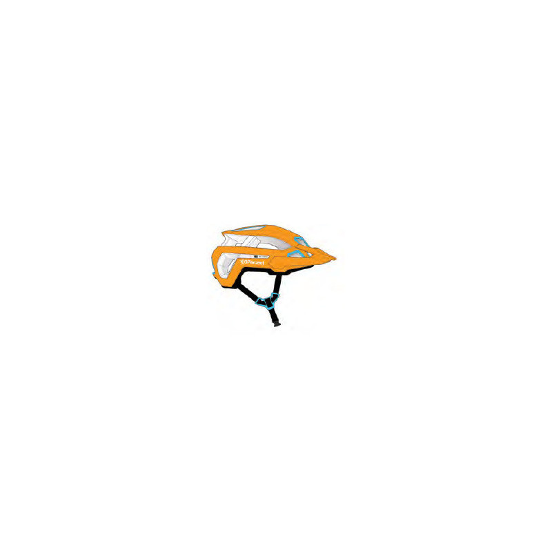 100% Altec Helm neon orange