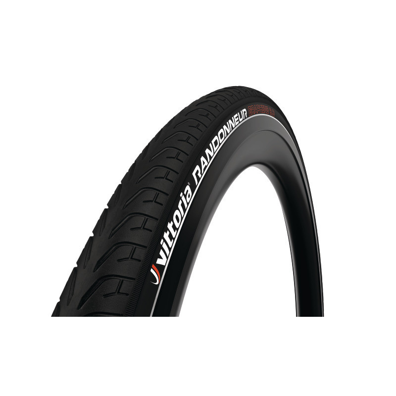 Vittoria Randonneur 700x47c starr mit Reflexstreifen schwarz