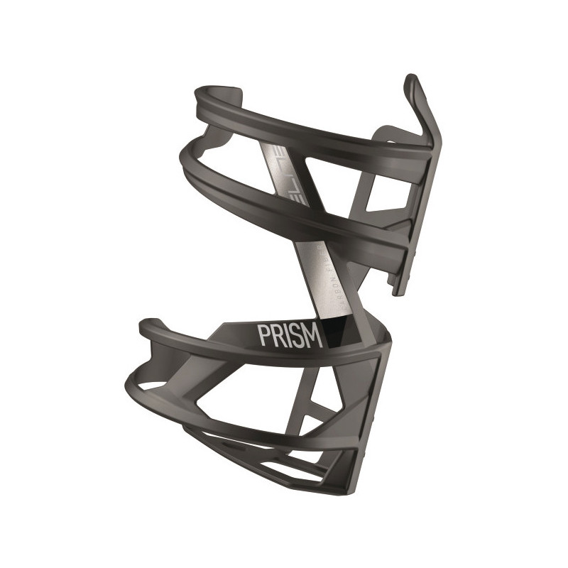 Bidonhalter Prism Carbon links 74mm, schwarzmatt