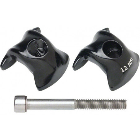 Single Bolt Adapter für Sattelstütze Carbon, für Rails 7x7mm, Selle Italia / fi'zi:k