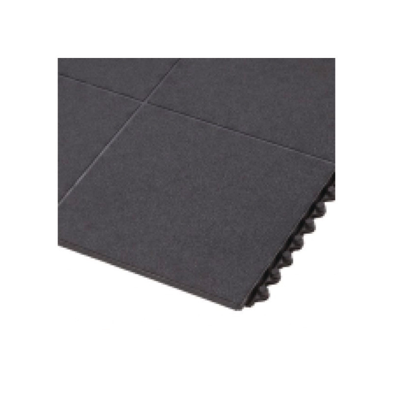 Notrax Arbeitsplatzmatte ergonomisch 19mm 91x91cm schwarz