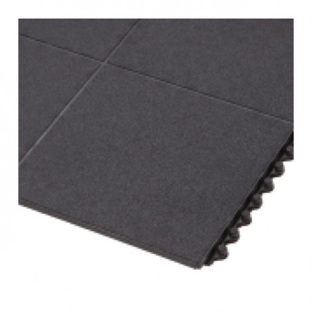 Notrax Arbeitsplatzmatte ergonomisch 19mm 91x91cm schwarz