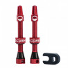 CushCore Tubeless Presta Air Valve Tubeless, 55 mm, 2 Stück/pièces. Red.