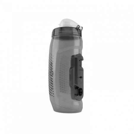 Fidlock Twist Ersatz-Trinkflasche 590 ml mit Flaschenadapter Bottle Connector, OHNE Bike Base. Transparent Black.