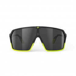 Rudy Project Spinshield Brille black-yellow fluo matte, smoke