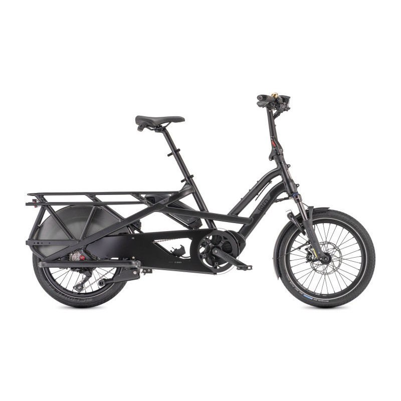 Tern GSD S10 Cargo Line, 500Wh Shimano 1x10,  Satin Schwarz