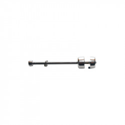 Front Hub Axle Skewer, 100 mm, Silver