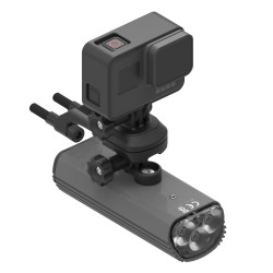 LEZYNE Direct X-Lock Duo Black GPS and LED Stem forward mount