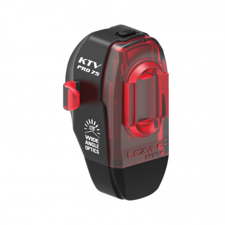 LEZYNE KTV Pro Drive Rear Black 75Lm, 5 Mode, USB