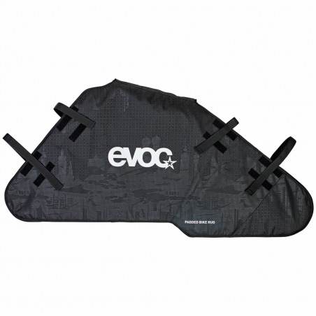 Padded Bike Rug black,one size 