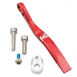 K-EDGE PRO Road Braze-on Chain Catcher red,one size