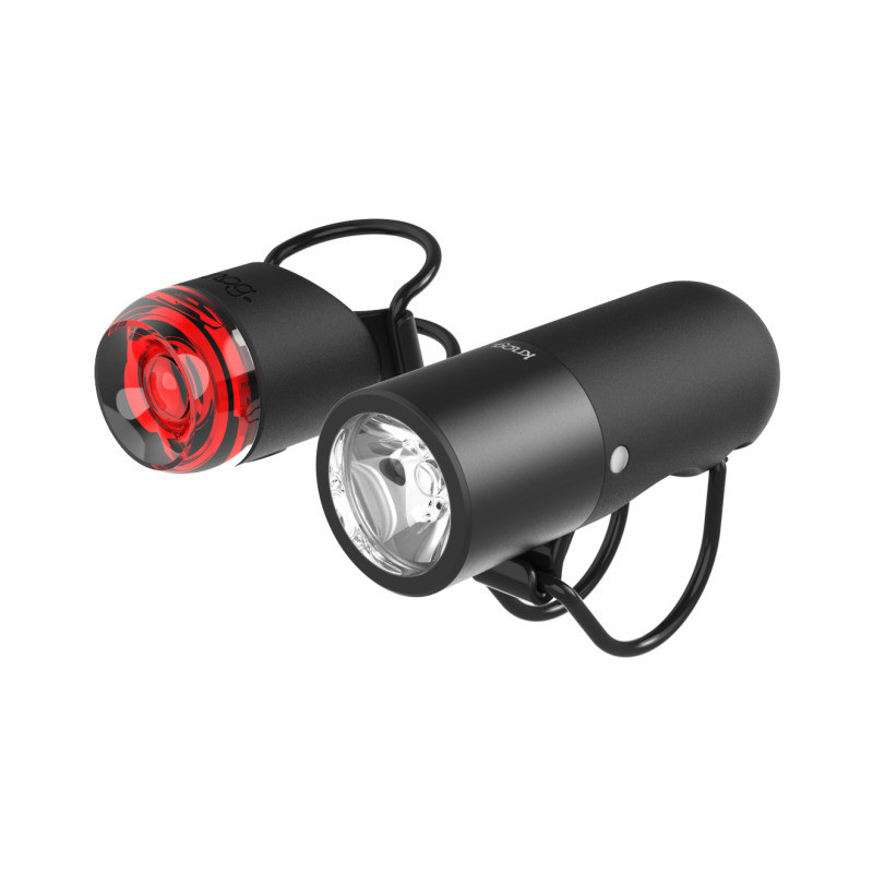 Knog Lichtset Plugger Twinpack black