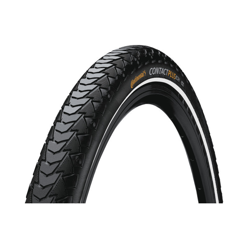 Continental Contact Plus 700x28C Starr mit Reflexstreifen black