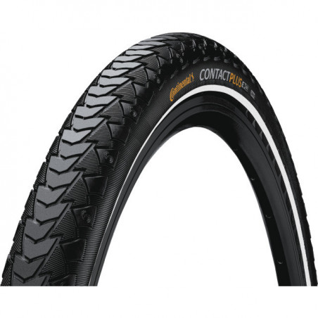 Continental Contact Plus 700x28C Starr mit Reflexstreifen black