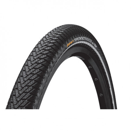 Continental Top Contact Winter II Premium 26x2.2 Falt mit Reflexstreifen black