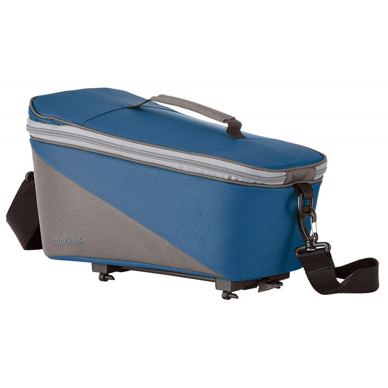 Gepäckträgertasche Talis, blau/grau, 38 x 22 x 23cm, mit Snap-it Adapter