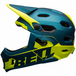Bell Super DH Spherical MIPS Helmet matte/gloss blue/hi-viz,L