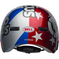 Bell Local Helmet red/silver/blue nitro,S