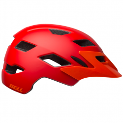 Bell Sidetrack Youth MIPS Helmet matte red/orange,one size