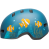 Bell Lil Ripper Helmet matte gray/blue fish,S