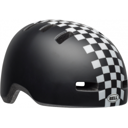 Bell Lil Ripper Helmet matte black/white checkers,S