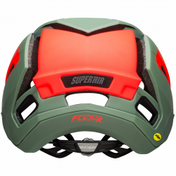 Bell Super AIR Spherical MIPS Helmet matte/gloss green/infrared,L 58-62