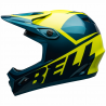 Bell Transfer Helmet gloss blue/hi-viz,XS 51-53