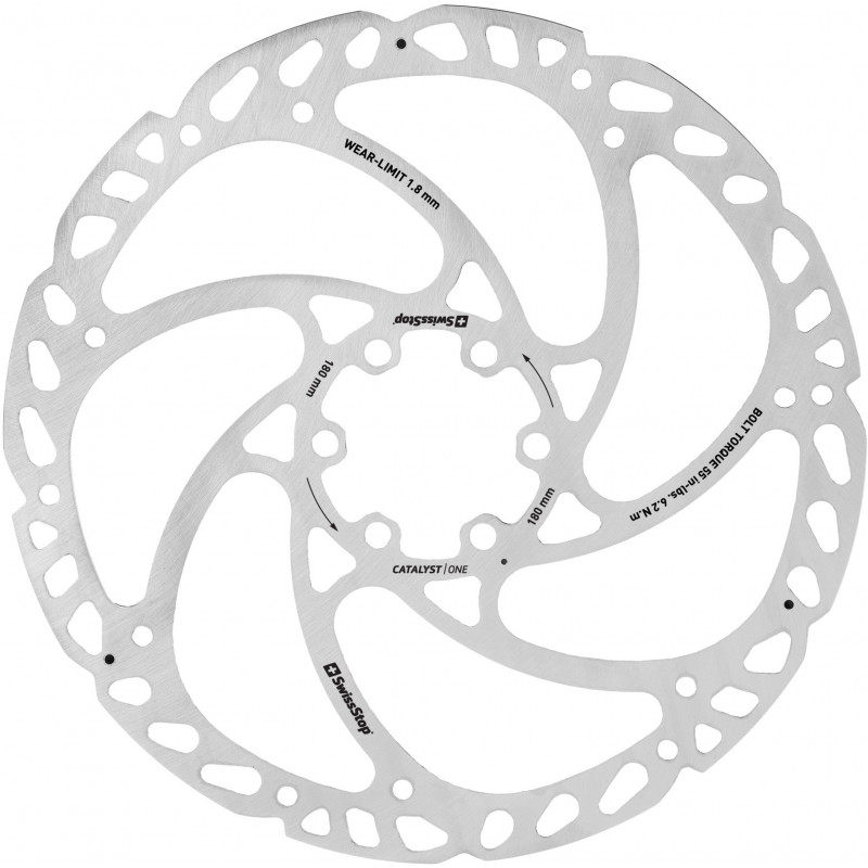 Swissstop Catalyst One DISC Scheibe 180mm, 6-Loch, 1.95mm