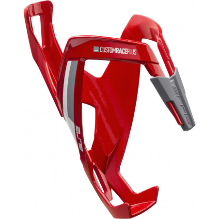 Elite Bidonhalter Custom Race Plus 74mm, rot/weiss glanz