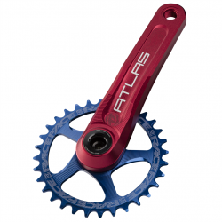 Race Face Atlas Cinch Crankarm (RF136) red,170mm 