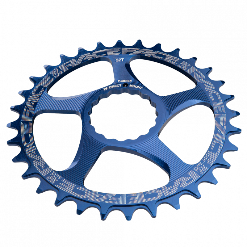 Race Face Direct Mount N/W Chainring 10-12SPD excl. SHI12SPD blue,26T 