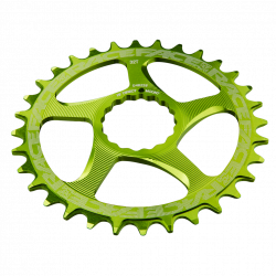 Race Face Direct Mount N/W Chainring 10-12SPD excl. SHI12SPD green,24T 