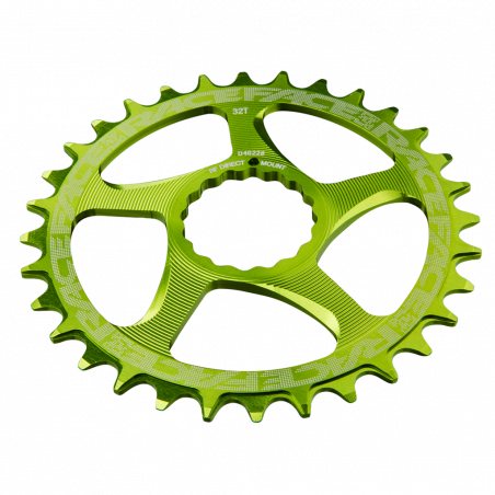 Race Face Direct Mount N/W Chainring 10-12SPD excl. SHI12SPD green,28T 