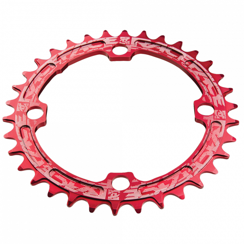 Race Face SingleChainring N/W 104BCD 10-12SPD red,104x38T 