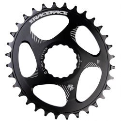 Race Face Direct Mount N/W Oval Chainring 10-12SPD black,28T 
