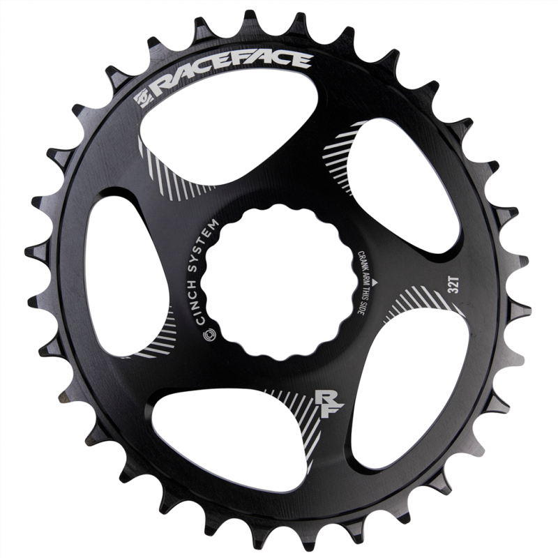 Race Face Direct Mount N/W Oval Chainring 10-12SPD black,34T 