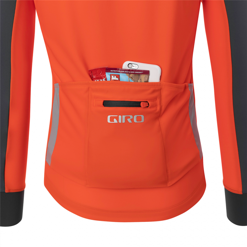 Giro Mens Chrono Pro Windbloc Jersey Vermillion / XXL