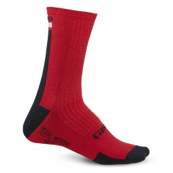 Giro HRC+ Merino Sock dark red/black/grey