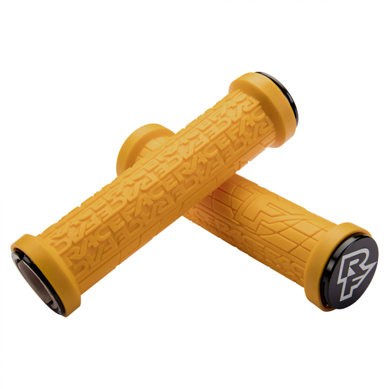 Race Face Grippler Grip Lock-On 33mm mustard,one size 