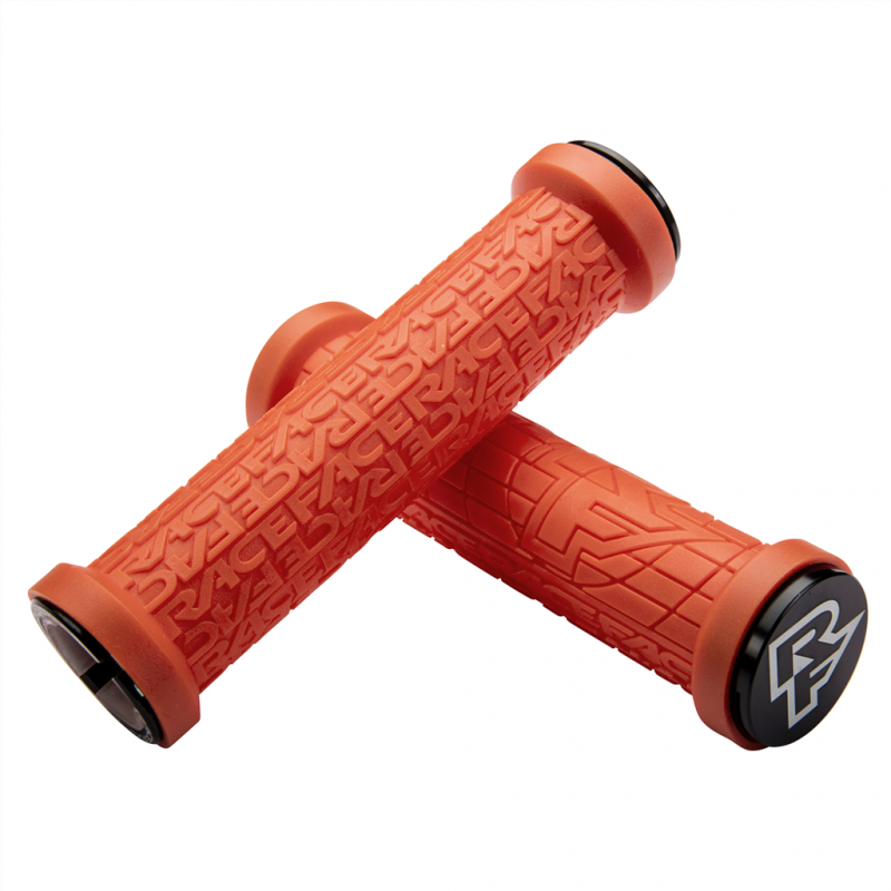 Race Face Grippler Grip Lock-On 33mm burnt red,one size 