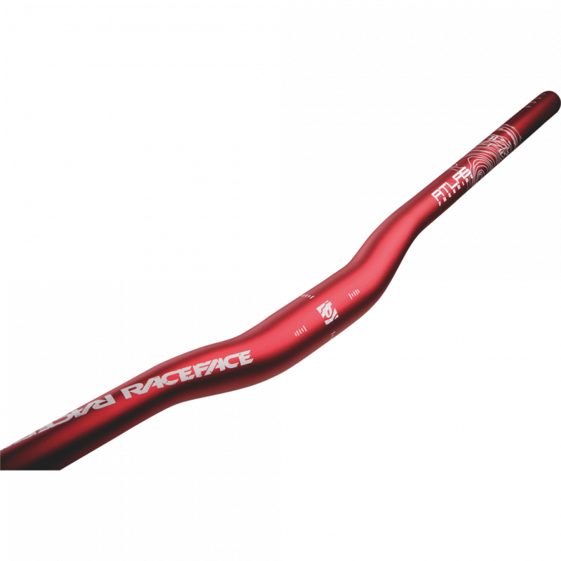 Race Face Atlas FR Alu 31.8X785 13mm Riser Bar red: 31.8mm 