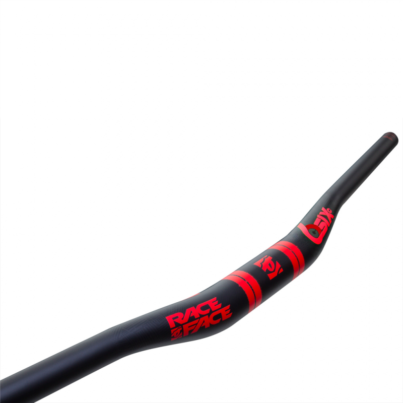 Race Face Sixc Carbon 35X820 20mm Riser Bar carbon/red,one size 