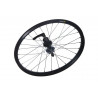 Rear Rim Set,20'x28H,BK/SL Formula 8 spd Hub,130mm