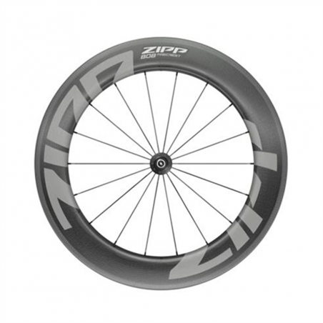 Zipp 808 Firecrest Carbon TLR RB  Front Wheel QR black carbon,700C/10x100 QR 