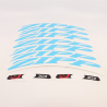 Zipp Wheel Decal Set Zipp 303 for one wheel matte blue blue,one size 